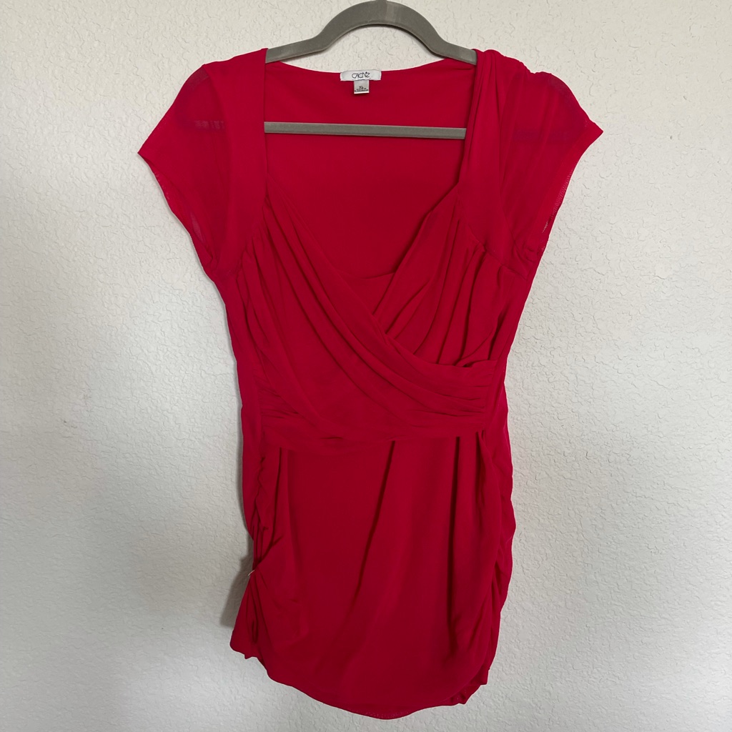 Cache Red Blouse